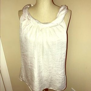 Loft Twist Neck Top-Medium